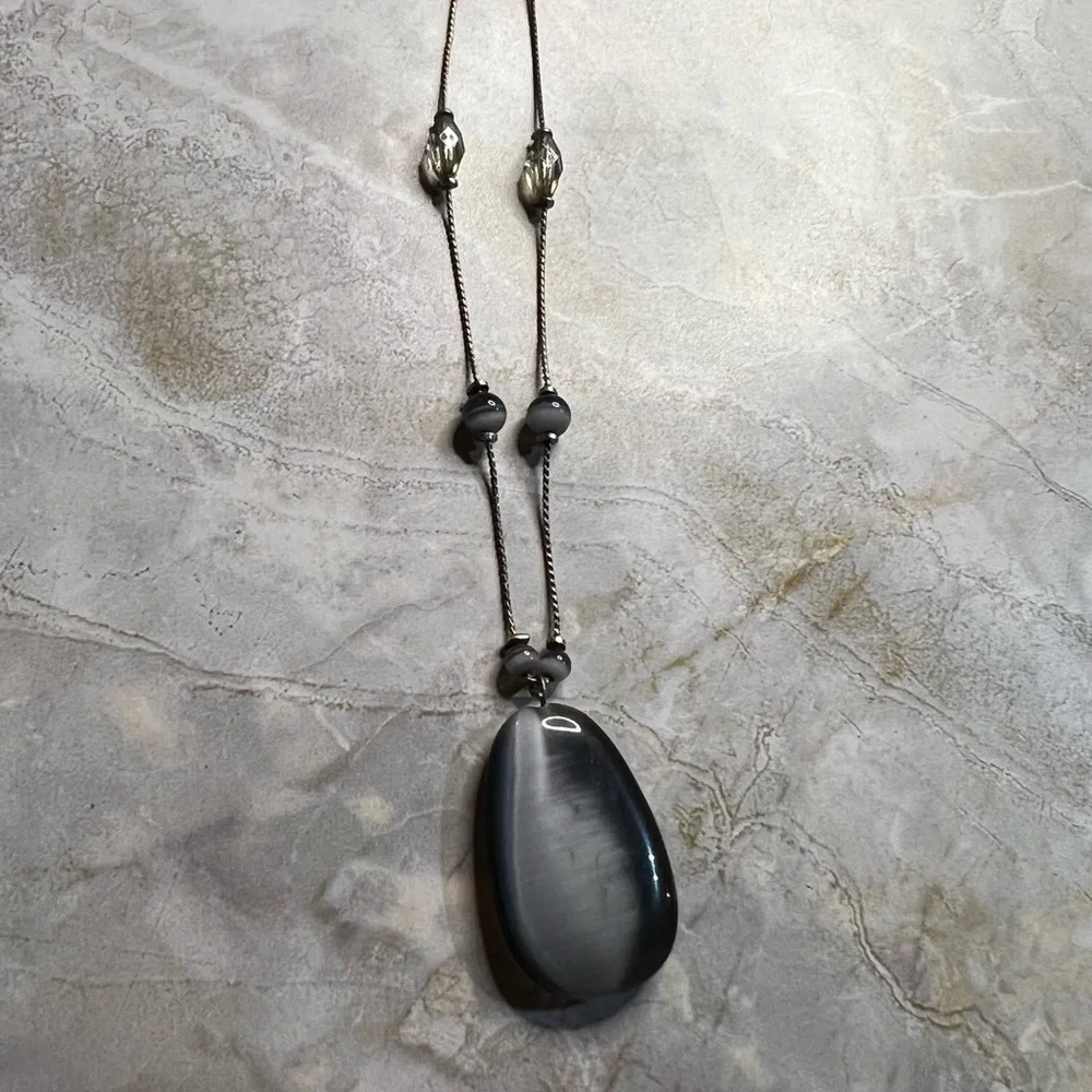 Moonstone Rain Drop Necklace